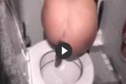 Beim scheißen zusehen im Amateur Voyeur Porno